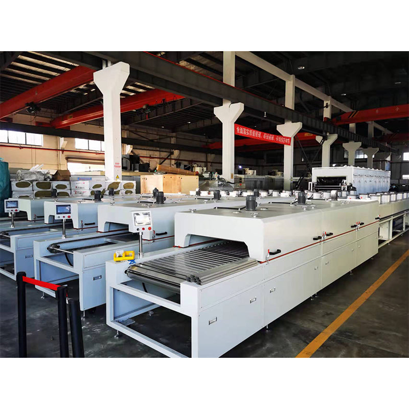GUANDING High temperature tunnel furnace drying line stainless steel mesh belt conveyor chain plate drying line