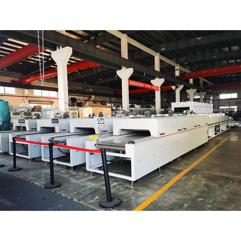 GUANDING High temperature tunnel furnace drying line stainless steel mesh belt conveyor chain plate drying line