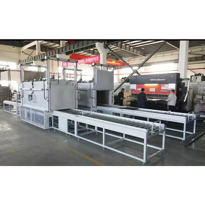 GUANDING  High temperature tunnel furnace drying line stainless steel mesh belt conveyor chain plate drying line