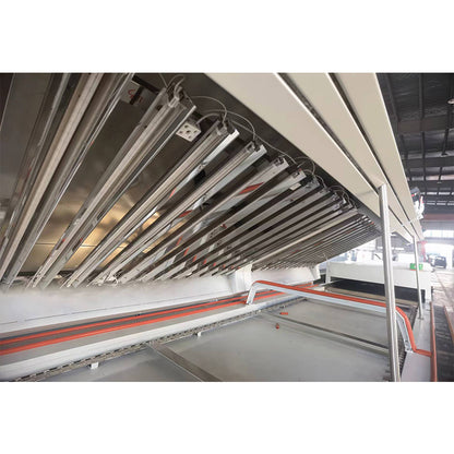 GUANDING  High temperature tunnel furnace drying line stainless steel mesh belt conveyor chain plate drying line